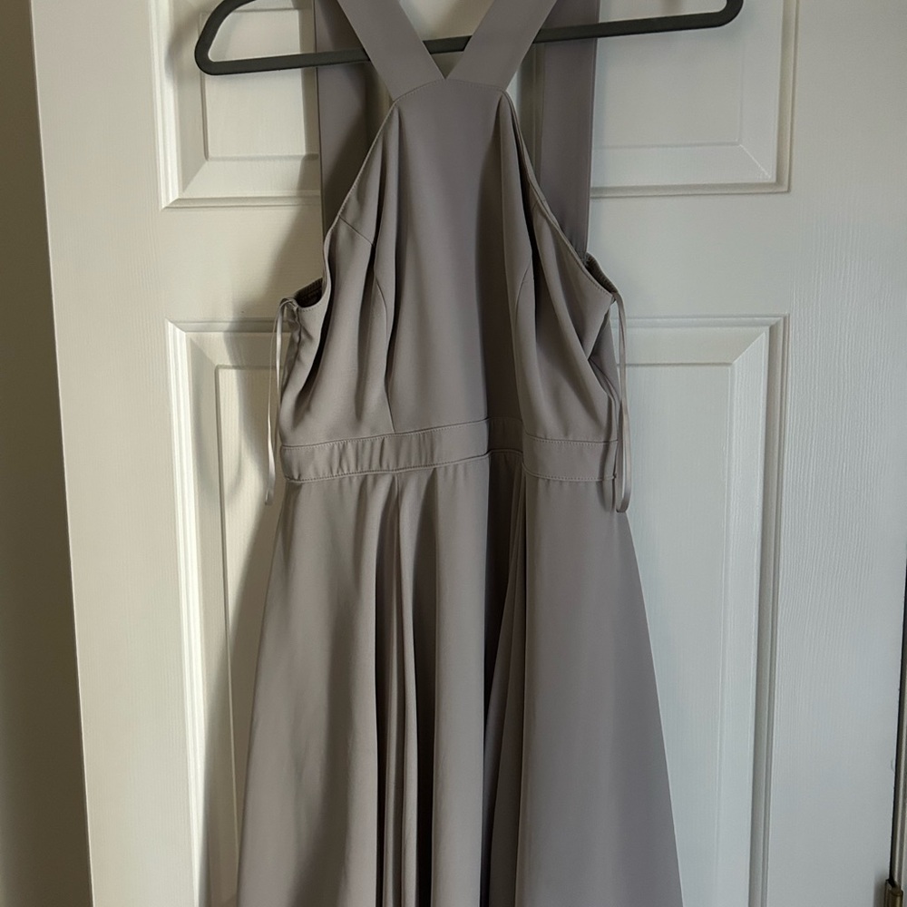 Lulu's Soft Gray Sleeveless Dress